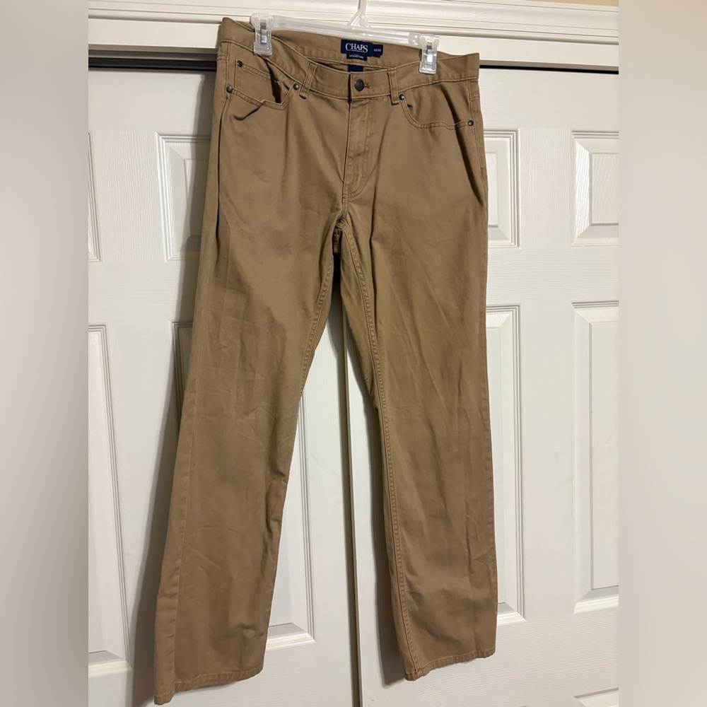 Chaps 5 Pocket Twill Mens Pants, Size 32x32
